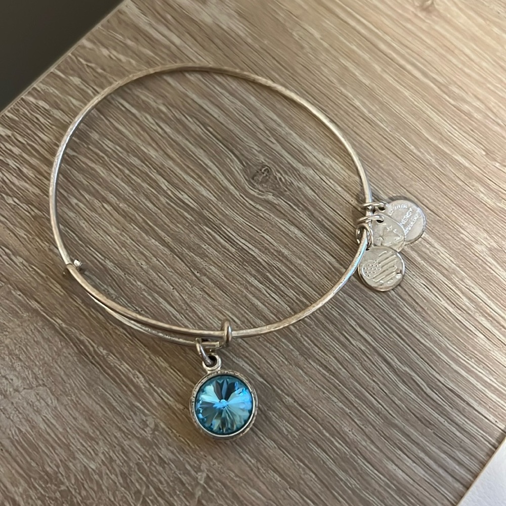 Alex & Ani March Birthstone Bracelet